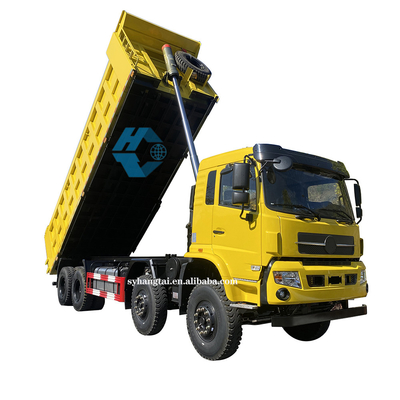 El transporte de registración minero 50 Ton Dump Truck 8x4 12 del camión volquete pesado rueda el motor diesel