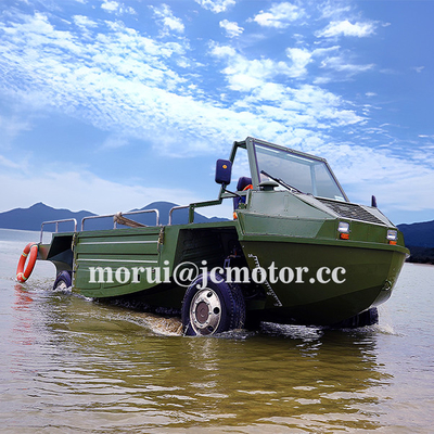 Vehículo anfibio todoterreno personalizado 4WD 1000kg/10-persona de capacidad versión híbrida y combustible para tierra y agua
