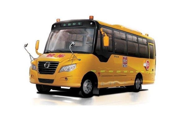85kw Diesel Shuttle Bus 80km/H Transporte de autobús amarillo 24 - 32 asientos