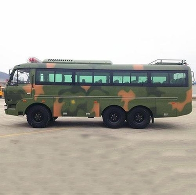 Asientos del autobús 190HP 30 del pasajero del bosque 6x6 de los vehículos militares del autobús del transporte de los soldados del neumático de Off Road