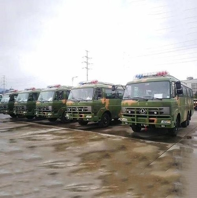 Asientos del autobús 190HP 30 del pasajero del bosque 6x6 de los vehículos militares del autobús del transporte de los soldados del neumático de Off Road