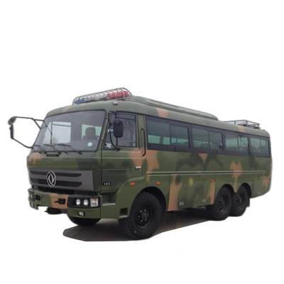 Asientos del autobús 190HP 30 del pasajero del bosque 6x6 de los vehículos militares del autobús del transporte de los soldados del neumático de Off Road