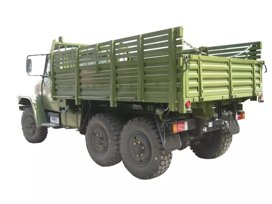 camión Cummins Engine 155hp del tractor de la impulsión de la rueda del vehículo militar 5MT de 6x6 Off Road