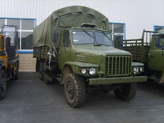 camión Cummins Engine 155hp del tractor de la impulsión de la rueda del vehículo militar 5MT de 6x6 Off Road
