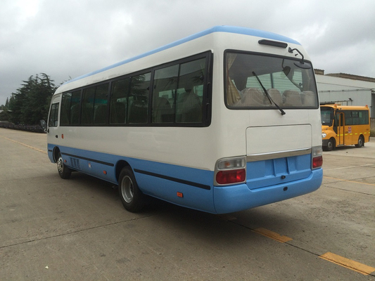 Refrigerador diesel de la condición del aire de la transmisión manual de Van Bus 140hp de los asientos de Coaster Bus 30 del coche