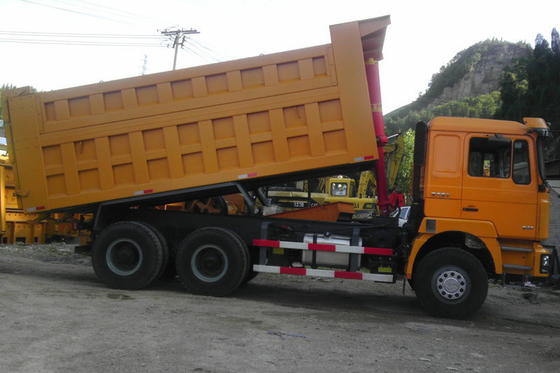 Ingeniería de minas 40 poder diesel 10MT Max Gradeability de Ton Heavy Dump Truck F3000 Shacman 6x4 el 30%
