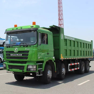 Suspensión hidráulica de Shacman F3000 8x4 del camión volquete del euro 2 de los volquetes diesel resistentes de la emisión 380hp 10MT del taxi