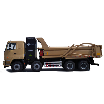 CAMC New Energy Electric Heavy Duty Camión volquete 8x4 12 ruedas Cambio de cero emisiones/batería de carga