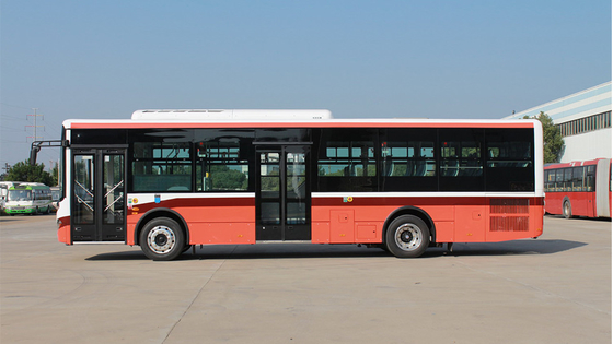 La ciudad eléctrica con volante a la derecha transporta pasajeros de 24 autobuses de nueva energía de piso bajo de 10,5 m