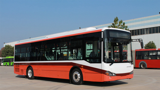 La ciudad eléctrica con volante a la derecha transporta pasajeros de 24 autobuses de nueva energía de piso bajo de 10,5 m