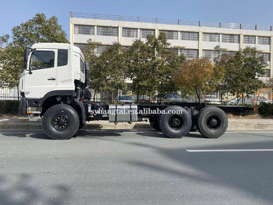 Camión diesel 25 Ton Chassis del poder 6x6 Off Road del camión 330hp de la impulsión de la rueda de SKD 6