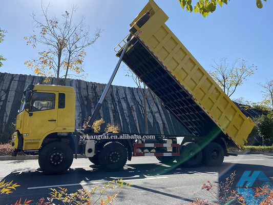 El transporte de registración minero 50 Ton Dump Truck 8x4 12 del camión volquete pesado rueda el motor diesel