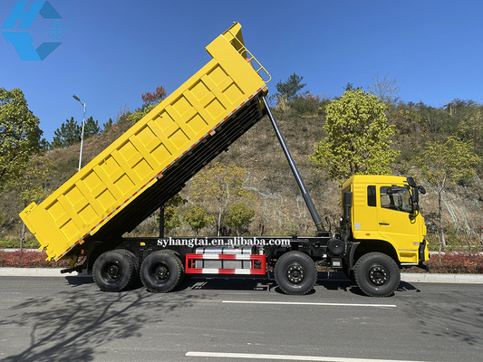 El transporte de registración minero 50 Ton Dump Truck 8x4 12 del camión volquete pesado rueda el motor diesel
