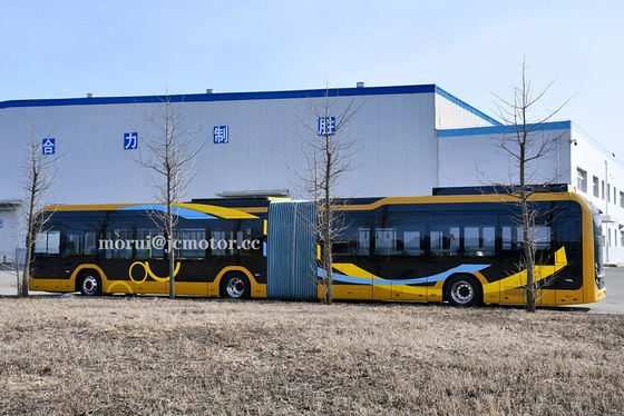 Autobús público eléctrico de 18 metros articulado BRT FCV con pila de combustible de hidrógeno 155 pasajeros 350 km Kilometraje