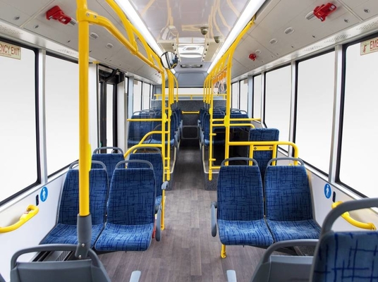 Autobús urbano eléctrico de 12 m FCEV con pila de combustible de hidrógeno piso bajo 80 km/h Velocidad máxima