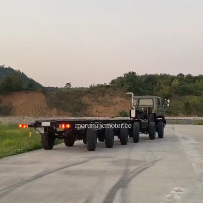 Militar 12 ruedas con tracción completa de seis ejes camión fuera de carretera chasis 12x12 transportador erector lanzador