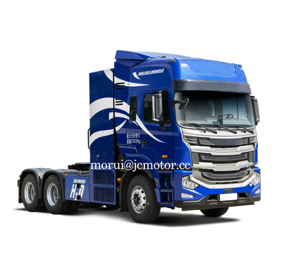 FCEV Nueva Energía Hidrógeno Camión Tractor Eléctrico 10 Ruedas 6x4 49Ton Kilometraje 450km