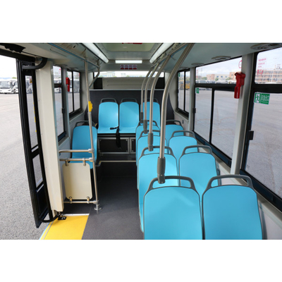 Autobús urbano eléctrico BEV de 6 metros 12 asientos 150 km de recorrido para el transporte urbano rural de pasajeros