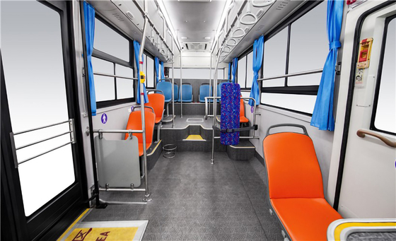 Autobús público eléctrico de 7 metros ZEV 22 asientos con carga completa 250 km Autobús de transporte para empleados
