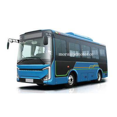 6.7m Nueva Energía ZEV Autobuses públicos eléctricos 45 pasajeros con carga completa 200KM Autobús de transporte panorámico