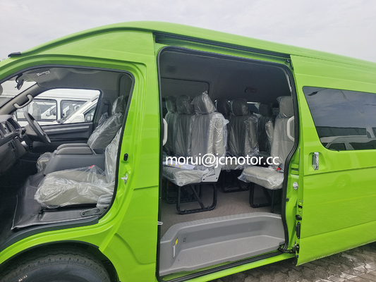 JCM Personalización HIACE Modelo de manejo a mano derecha 18 asientos Nuevo minibús público eléctrico de energía