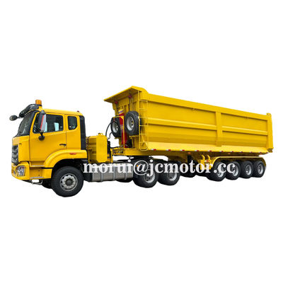 Dongfeng camión pesado 6x4 tractor 100 toneladas remolcador semirremolque minería 50Cbm