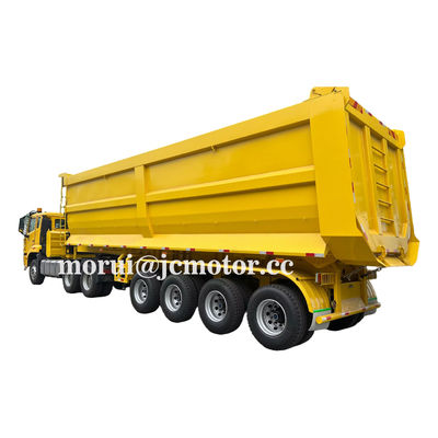 Dongfeng camión pesado 6x4 tractor 100 toneladas remolcador semirremolque minería 50Cbm