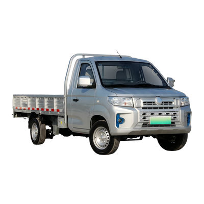 China 4x2 Nueva Energía Eléctrica Mini Camión de cama plana Carga 1.5Ton Rango Kilómetro 200