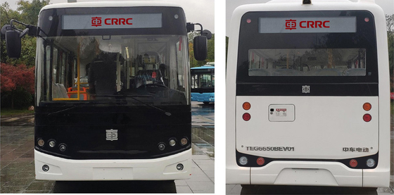 La ciudad eléctrica llena de 6,5 metros transporta 16 color modificado para requisitos particulares de la distancia entre ejes de los asientos 3300m m