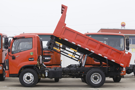 Dirección los 3.7m de la izquierda del motor del euro 4 DONGFENG Tipper Truck YUCHAI