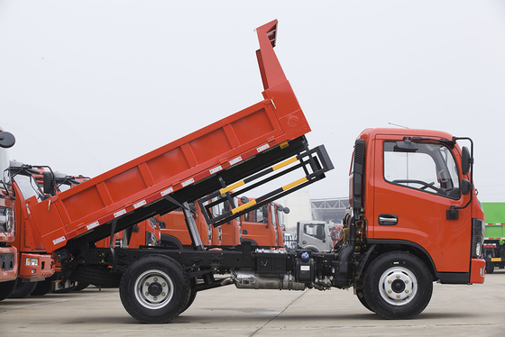 Dirección los 3.7m de la izquierda del motor del euro 4 DONGFENG Tipper Truck YUCHAI