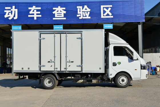 Motor diesel del camión del cargo de la luz de Mini Van 4x2 dejado el freno hidráulico de dirección