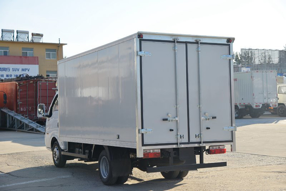 Motor diesel del camión del cargo de la luz de Mini Van 4x2 dejado el freno hidráulico de dirección