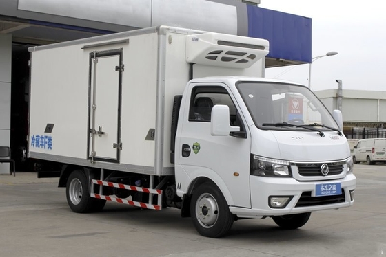 Emisión refrigerada ligera de la impulsión Euro6 de Van DONGFENG 4x2 del camión de reparto
