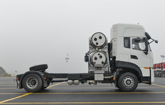 Las mercancías transportan la masa de la tracción del motor del tractor remolque 500HP del GASERO CNG 32,4 toneladas