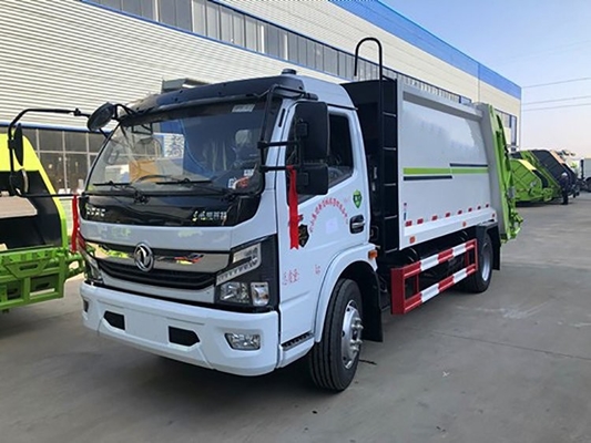 Impulsión municipal de la mano izquierda 4x2 del camión 165hp del saneamiento del solo taxi de DongFeng