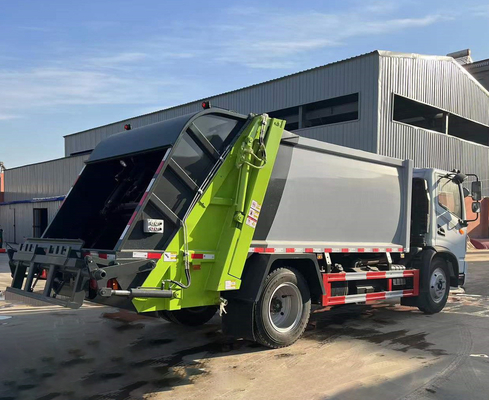 colección inútil del compresor del saneamiento 4x2 de los cubos de la basura municipales diesel del camión 8Cbm