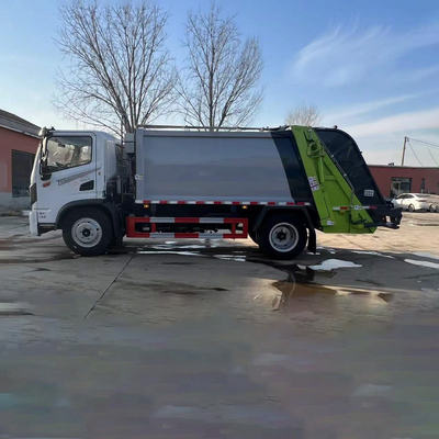 colección inútil del compresor del saneamiento 4x2 de los cubos de la basura municipales diesel del camión 8Cbm