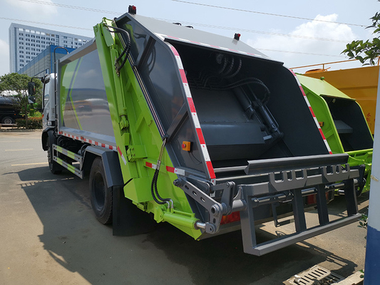 colección inútil del compresor del saneamiento 4x2 de los cubos de la basura municipales diesel del camión 8Cbm