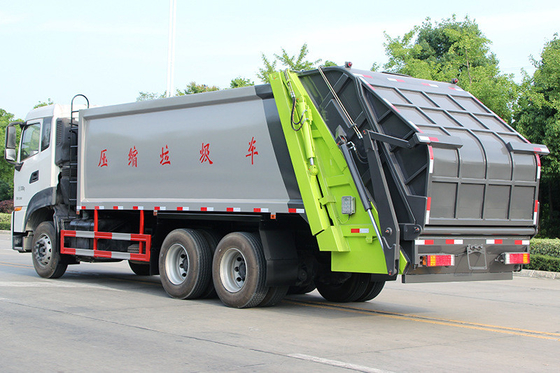 Camión municipal pesado 10 Ton Refuse Collection Vehicles de Cbm del camión 18 del saneamiento 6x4