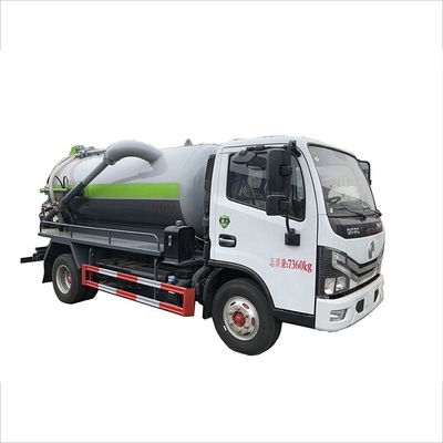 Motor diesel 4,7 Cbm del pequeño de DONGFENG de las aguas residuales del vacío tanque del petrolero 6MT