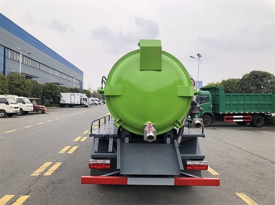 Motor diesel 4,7 Cbm del pequeño de DONGFENG de las aguas residuales del vacío tanque del petrolero 6MT