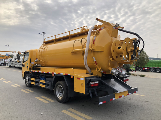 Camión municipal 9,5 Cbm 4 Ton Payload del saneamiento de las aguas residuales de la succión de Dongfeng
