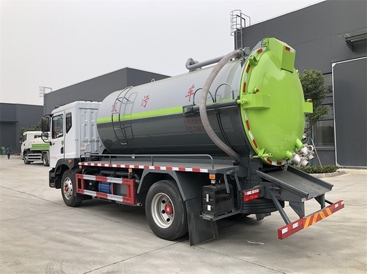 Camión 11,5 de petrolero diesel de la succión de las aguas residuales de CBM 200 HP del camión fecal medio de la succión