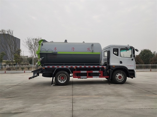 Camión 11,5 de petrolero diesel de la succión de las aguas residuales de CBM 200 HP del camión fecal medio de la succión