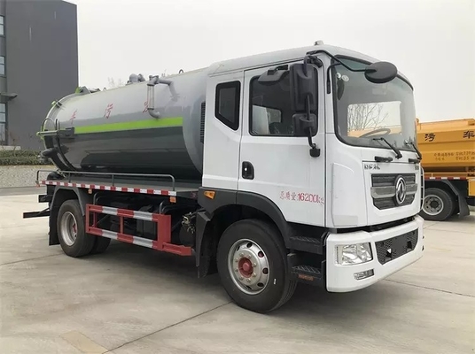 Camión 11,5 de petrolero diesel de la succión de las aguas residuales de CBM 200 HP del camión fecal medio de la succión