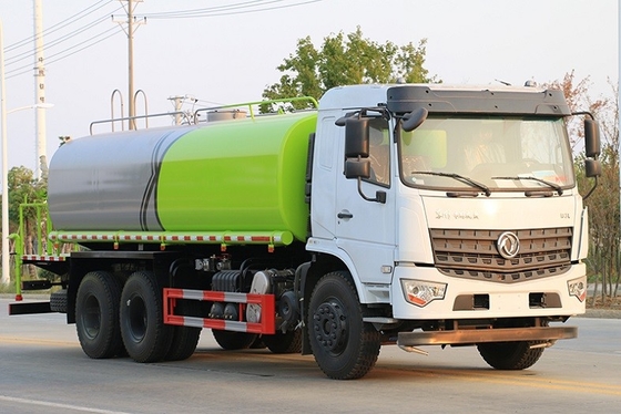 El tanque posterior doble del deber 6x4 16 Cbm 14470kg de Axle Road Watering Truck Heavy