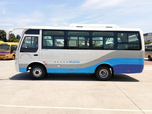 Color opcional diesel del transporte de pasajero de los asientos del coche 25 del autobús de DONGFENG
