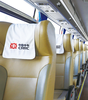 Transmisión manual del autobús del viaje del sistema de salida del coche el 12m de los asientos diesel del cuero 49