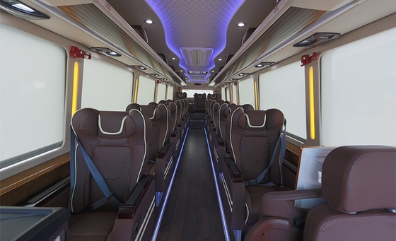 Dragon Diesel Luxury Coach Bus de oro 220 HP los 8m 10 - 34 asientos Team Travel Bus